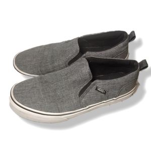 Vans Slip On Sneakers Size 5 Gray